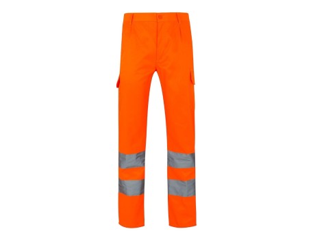 PANTALÓN ALTA VISIBILIDAD NARANJA FLÚOR VELILLA 303006