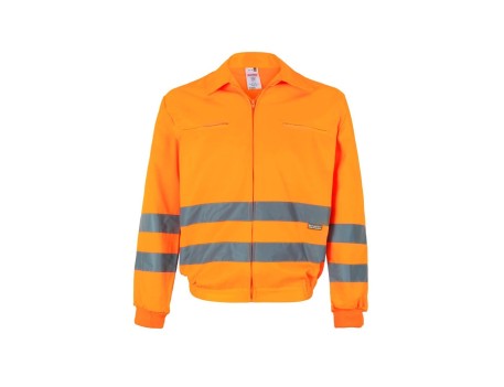 CAZADORA ALTA VISIBILIDAD NARANJA FLUOR VELILLA 155