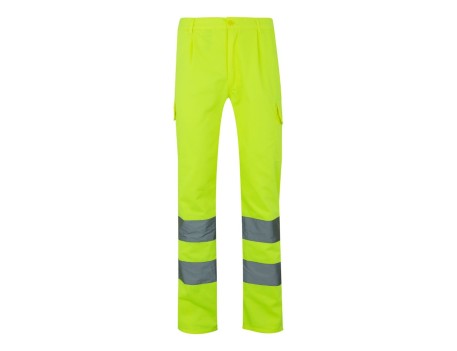 PANTALÓN ALTA VISIBILIDAD AMARILLO FLUOR VELILLA 303006