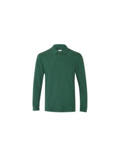 POLO MANGA LARGA TRABAJO VERDE VELILLA 105503