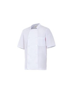 CHAQUETA COCINERO MANGA CORTA BLANCA VELILLA