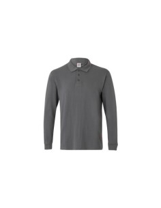 POLO MANGA LARGA GRIS VELILLA 105503