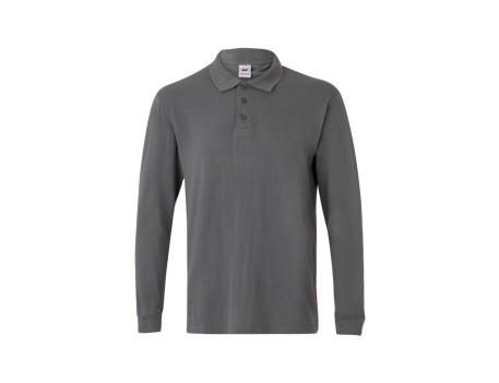 POLO MANGA LARGA GRIS VELILLA 105503
