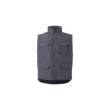 CHALECO ACOLCHADO MULTIBOLSILLOS VELILLA 108 GRIS