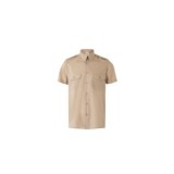 CAMISA MANGA CORTA BEIGE CON GALONERAS VELILLA 532
