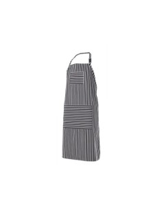 DELANTAL CON PETO A RAYAS VELILLA PIMENTON