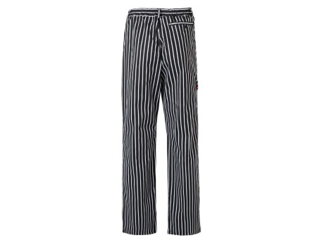 PANTALÓN COCINERO RAYAS NEGRAS VELILLA OREGANO50