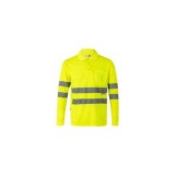 POLO ALTA VISIBILIDAD MANGA LARGA AMARILLO VELILLA 174