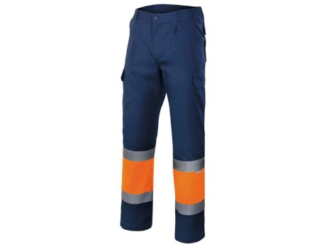 PANTALÓN ALTA VISIBILIDAD NARANJA MARINO VELILLA 157