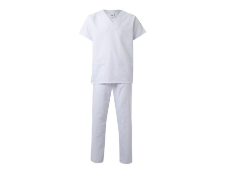 CONJUNTO PIJAMA SANITARIO BLANCO VELILLA 800