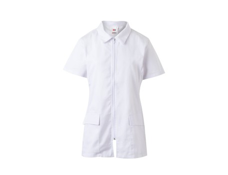 CHAQUETA SANITARIA MUJER ENTALLADA BLANCA VELILLA 590