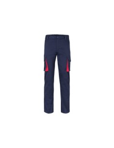PANTALÓN STRETCH BICOLOR MARINO/ROJO VELILLA 103024S