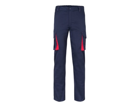 PANTALÓN STRETCH BICOLOR MARINO/ROJO VELILLA 103024S