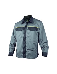 CAMISA TRABAJO MACH2 CORPORATE GRIS DELTAPLUS