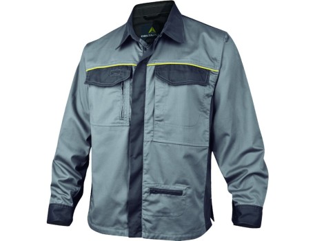 CAMISA TRABAJO MACH2 CORPORATE GRIS DELTAPLUS