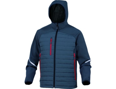 CHAQUETA SOFTSHELL DE TRABAJO MOTION DELTAPLUS GRIS