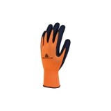 GUANTE POLIÉSTER LATEX NARANJA DELTAPLUS T-9