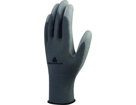GUANTE POLIAMIDA PALMA POLIURETANO GRIS DELTAPLUS VE702GR