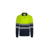 POLO ALTA VISIBILIDAD MARINO AMARILLO ML