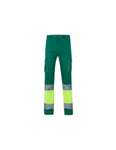 PANTALÓN STRETCH ALTA VISIBILIDAD AMARILLO/VERDE