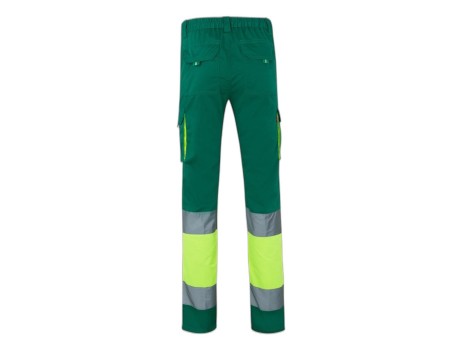 PANTALÓN STRETCH ALTA VISIBILIDAD AMARILLO/VERDE