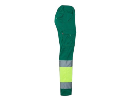 PANTALÓN STRETCH ALTA VISIBILIDAD AMARILLO/VERDE