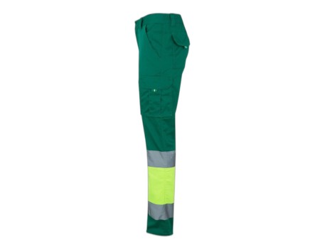 PANTALÓN STRETCH ALTA VISIBILIDAD AMARILLO/VERDE