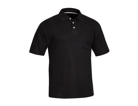 POLO ALGODÓN NEGRO WORKWEAR PROFESIONAL