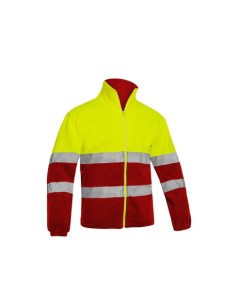 FORRO POLAR ALTA VISIBILIDAD AMARILLO/ROJO