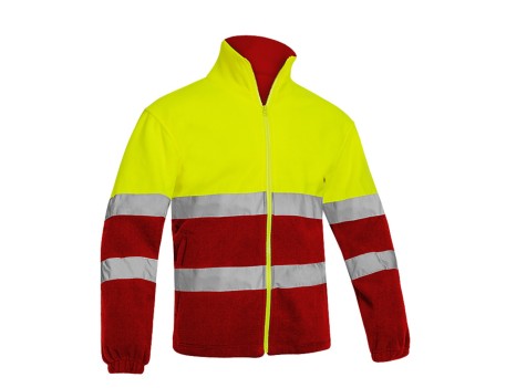 FORRO POLAR ALTA VISIBILIDAD AMARILLO/ROJO