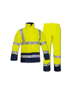 TRAJE DE AGUA PU ALTA VISIBILIDAD CLASE 3