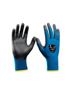 GUANTE NYLON SPANDEX 580 AZUL/NEGRO