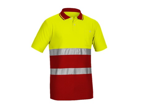 POLO MANGA CORTA COOLFIRST ALTA VISIBILIDAD