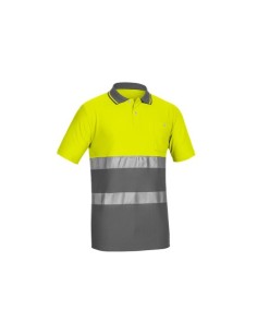 POLO BIRDEYE ALTA VISIBILIDAD AMARILLO/GRIS