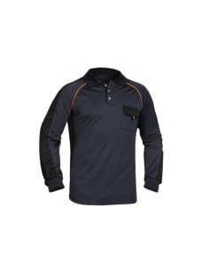 POLO FORTE COOLDRY ALTA VISIBILIDAD GRIS