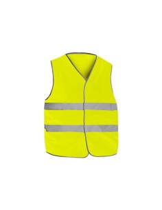 CHALECO ALTA VISIBILIDAD CON CREMALLERA AMARILLO