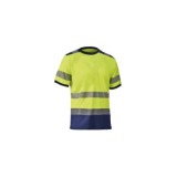 CAMISETA MANGA CORTA ALTA VISIBILIDAD BICOLOR AMA/MAR