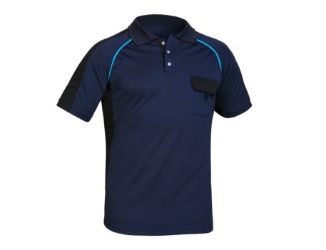 POLO FORTE COOLDRY MANGA CORTA MARINO