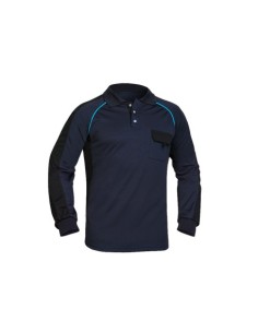 POLO FORTE COOLDRY MANGA LARGA MARINO