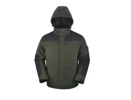 PARKA LIGERA ATLANTA VERDE/NEGRO