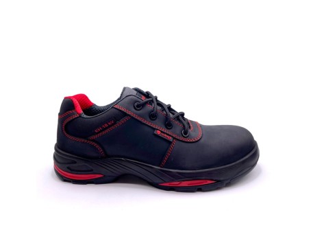 ZAPATO AMPERIO SB PS NEGRO/ROJO