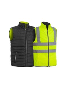 CHALECO ACOLCHADO REVERSIBLE ALTA VISIBILIDAD