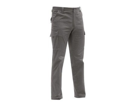 PANTALÓN STRETCH MULTIBOLSILLOS BÁSICO GRIS