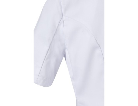 BATA SANITARIA MUJER MANGA CORTA SEMIENTALLADA VELILLA