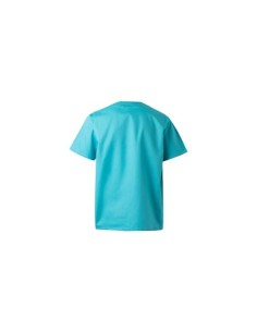 CHAQUETA PIJAMA SANITARIA MANGA CORTA VELILLA 589 TURQUESA 2