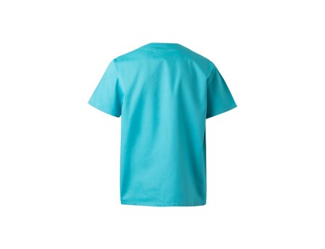 CHAQUETA PIJAMA SANITARIA MANGA CORTA VELILLA 589 TURQUESA