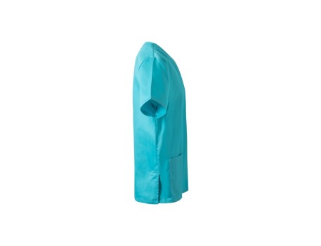 CHAQUETA PIJAMA SANITARIA MANGA CORTA VELILLA 589 TURQUESA