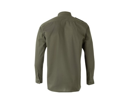 CAMISA UNIFORME MANGA LARGA VERDE CAZA VELILLA 530