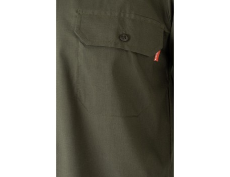 CAMISA UNIFORME MANGA LARGA VERDE CAZA VELILLA 530