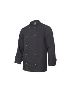 CHAQUETA DE COCINERO MANGA LARGA DOBLE BOTONADURA VELILLA